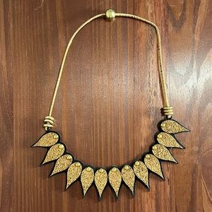 Cork Statement Necklace with Magnetic Closure